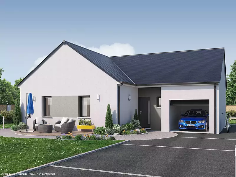 Maison neuve, 74 m² - Bédée (35137)