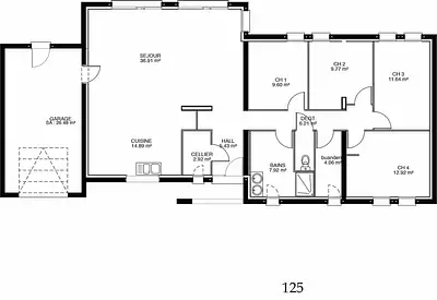 Maison neuve, 85 m²