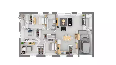 Maison neuve, 103 m²