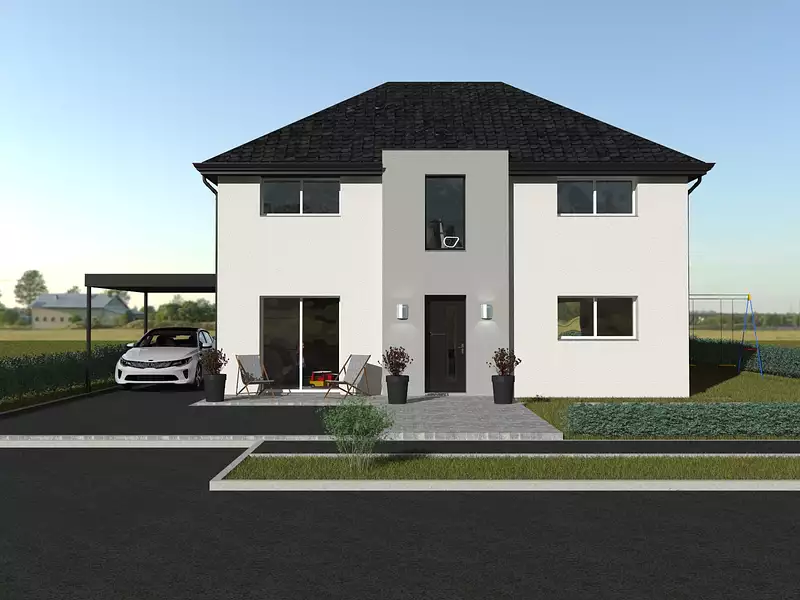 Maison neuve, 128 m² - Mametz (62120)