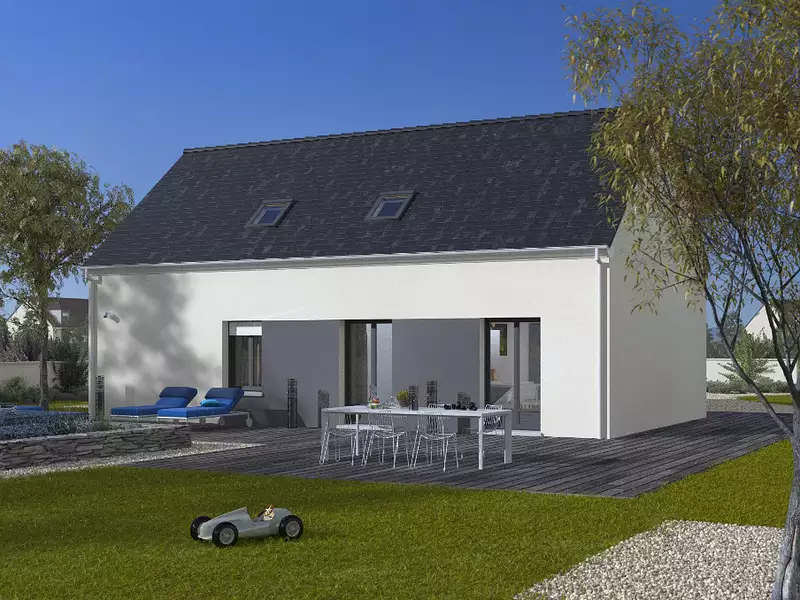 Maison neuve, 90 m² - Canly (60680)