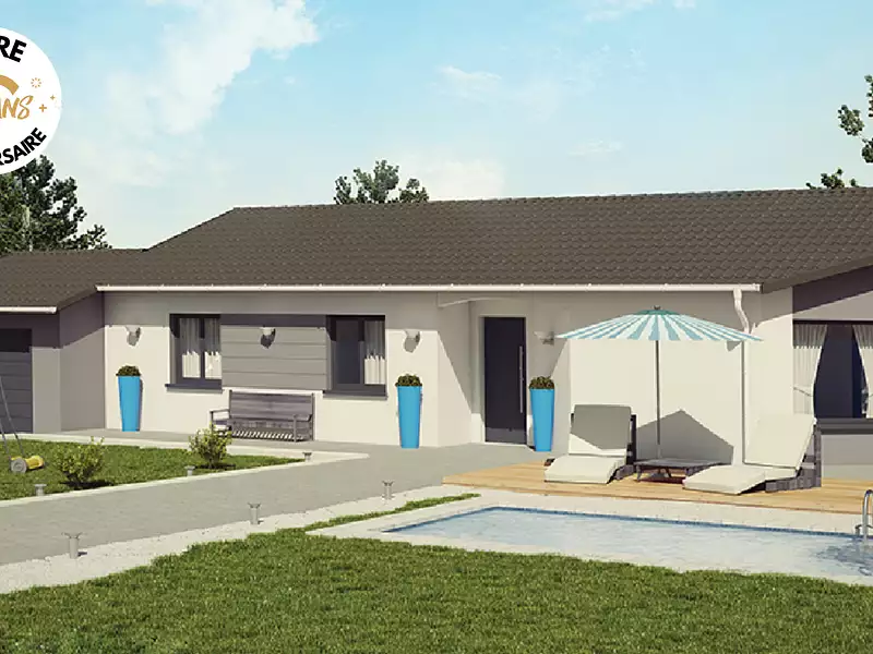 Maison neuve, 97 m² - Lent (01240)