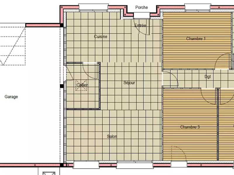 Maison neuve, 90 m² - Saint-Ouen-en-Belin (72220)