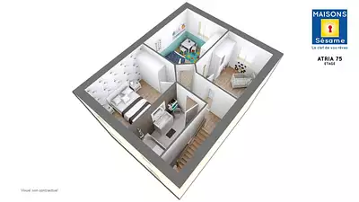 Maison neuve, 73 m²