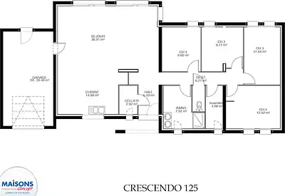 Maison neuve, 85 m²