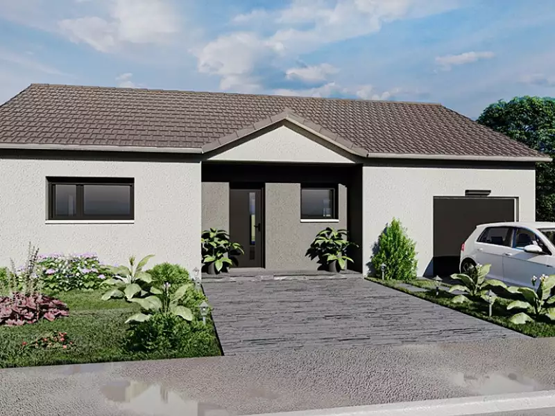Maison neuve, 90 m² - Distroff (57925)