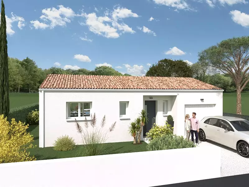 Maison neuve, 82 m² - Loire-les-Marais (17870)