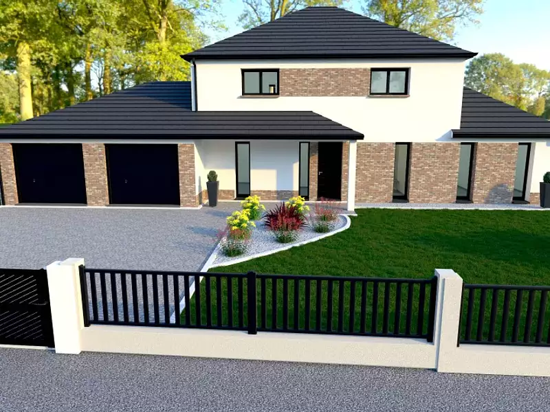 Maison neuve, 123 m² - Sainte-Catherine (62223)