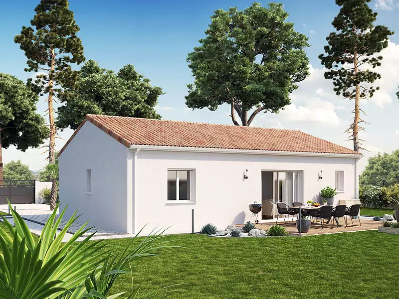 Maison neuve, 77 m² - Maransin (33230)