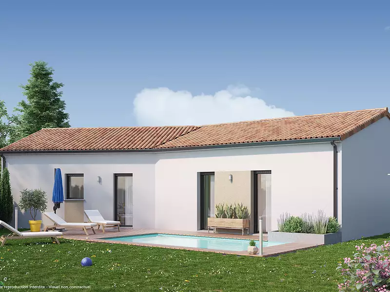Maison neuve, 98 m² - Coron (49690)