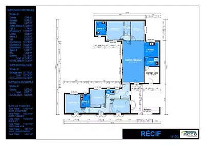 Maison neuve, 141 m²