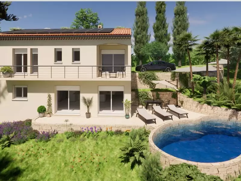 Maison neuve, 120 m² - Bagnols-en-Forêt (83600)