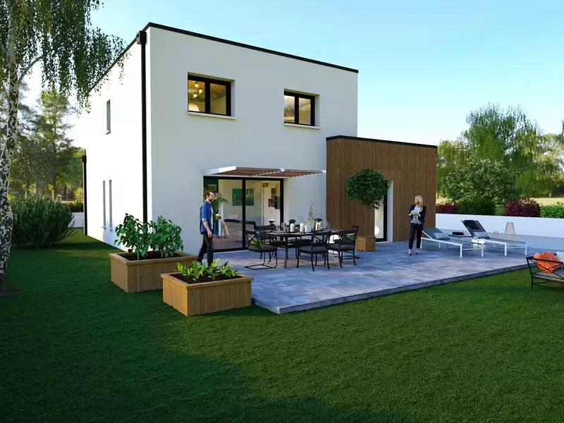 Maison neuve, 90 m² - Bouguenais (44340)