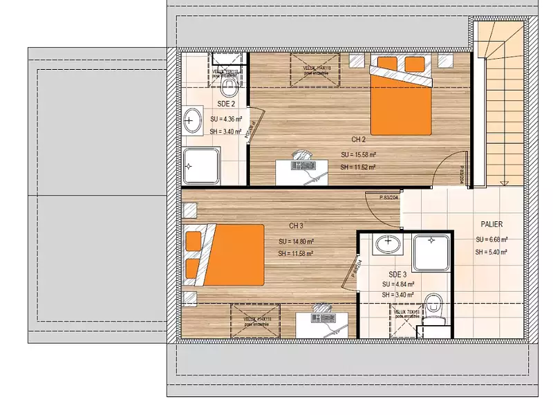 Maison neuve, 95 m² - Corné (49630)