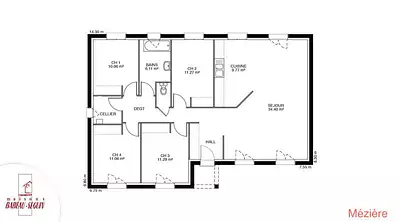 Maison neuve, 108 m²