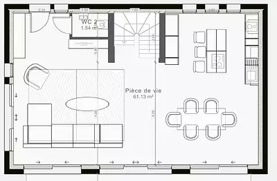 Maison neuve, 165 m²
