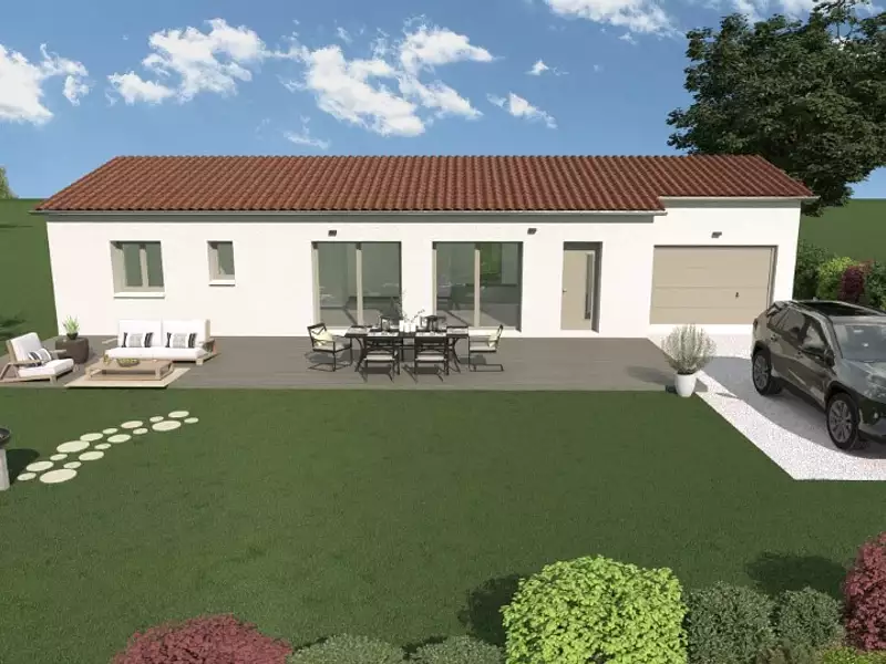 Maison neuve, 80 m² - Champdieu (42600)