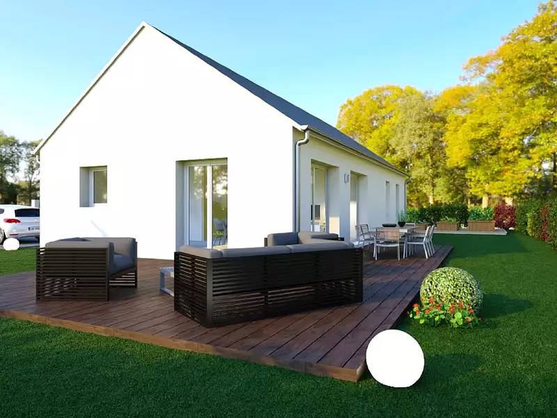 Maison neuve, 80 m² - Tréflez (29430)