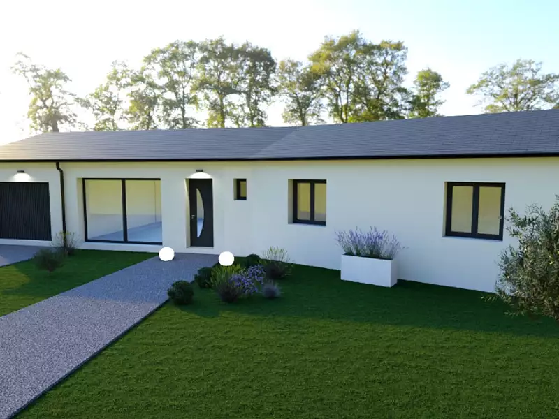 Maison neuve, 90 m² - Argens-Minervois (11200)