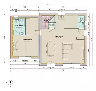 Maison neuve, 105 m²