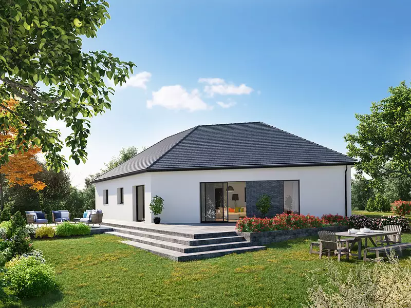 Maison neuve, 106,01 m² - Les Baux-Sainte-Croix (27180)