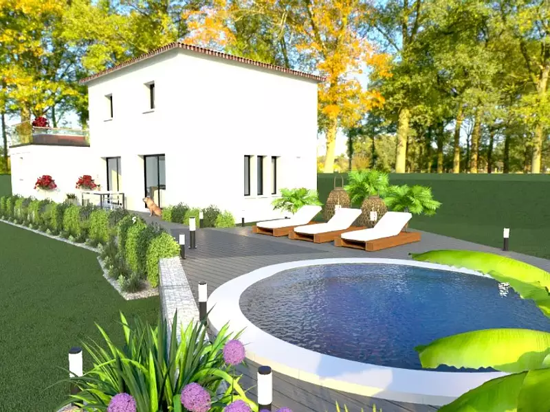 Maison neuve, 87 m² - Vals-les-Bains (07600)