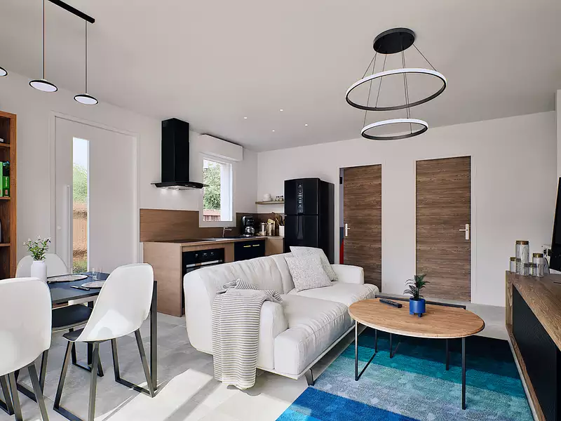 Maison neuve, 49,1 m² - Surville (27400)