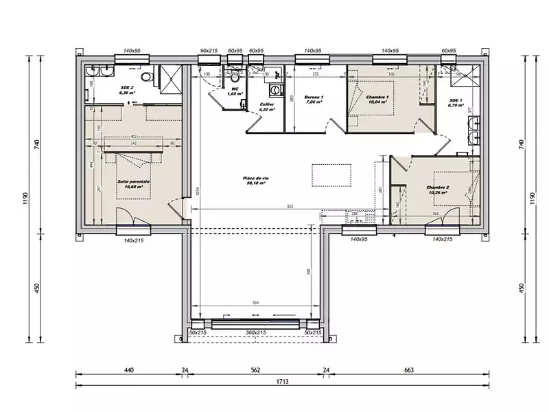 Maison neuve, 120 m² - L'Ile-d'Olonne (85340)