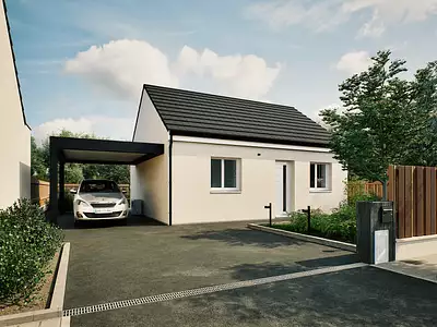 Maison neuve, 47,6 m²