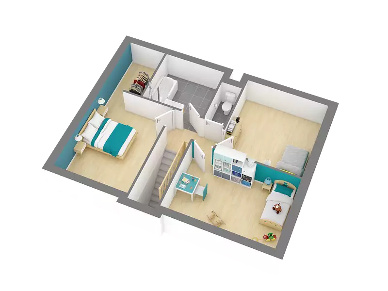Maison neuve, 79 m² - Loches (37600)