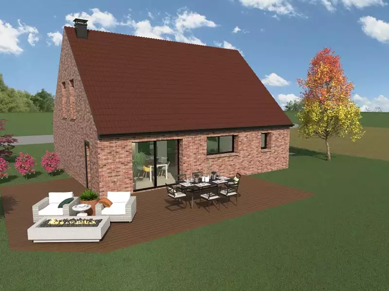 Maison neuve, 100 m² - Saint-Amand-les-Eaux (59230)