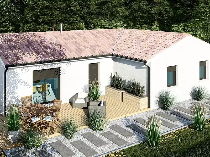 Maison neuve, 103 m² - Cours-de-Pile (24520)