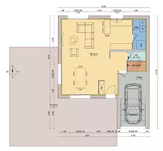 Maison neuve, 90 m²