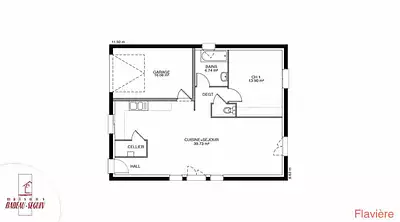 Maison neuve, 69 m²
