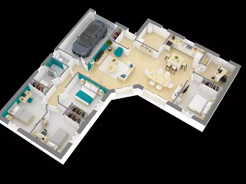 Maison neuve, 94 m² - Saint-Rogatien (17220)