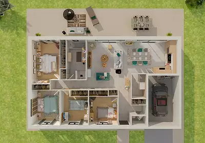 Maison neuve, 101 m²