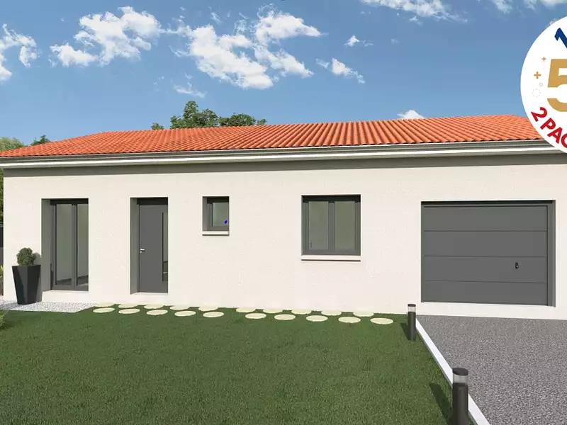 Maison neuve, 79 m² - Balbigny (42510)