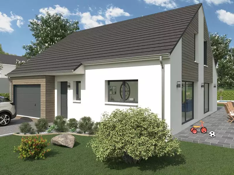 Maison neuve, 85 m² - Bellancourt (80132)