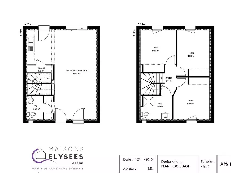 Maison neuve, 90 m² - Saint-Jean-de-Liversay (17170)