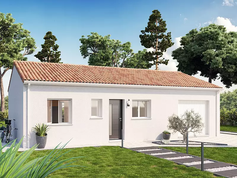 Maison neuve, 77 m² - Maransin (33230)