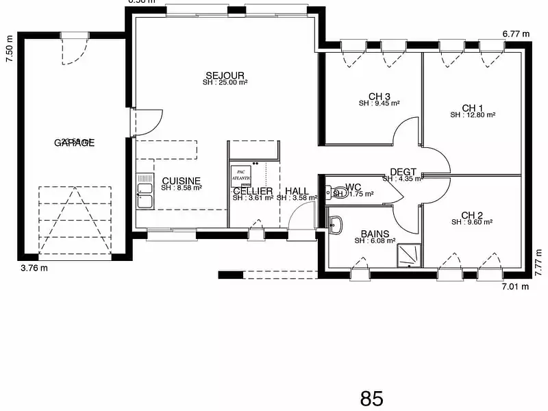 Maison neuve, 110 m² - Basse-Goulaine (44115)