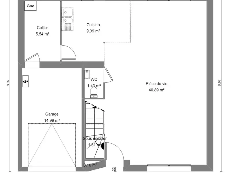 Maison neuve, 100 m² - Wambaix (59400)