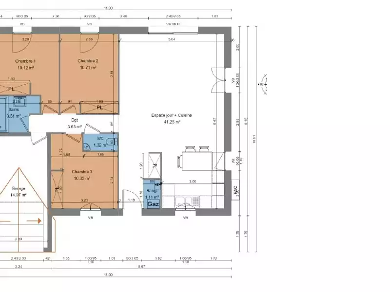 Maison neuve, 82 m² - Mennecy (91540)