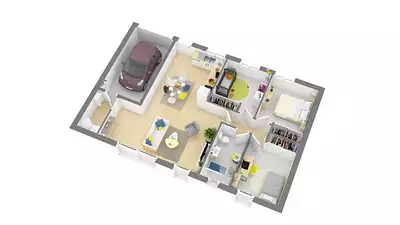 Maison neuve, 75 m²