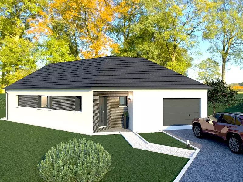 Maison neuve, 100 m² - Erondelle (80580)