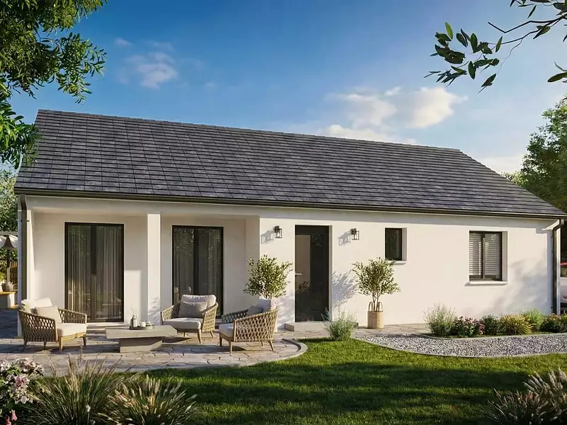 Maison neuve, 89 m² - Moulins-sur-Yèvre (18390)