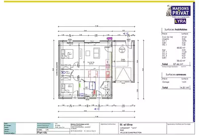 Maison neuve, 63 m²