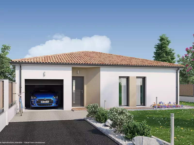 Maison neuve, 90 m² - Parempuyre (33290)