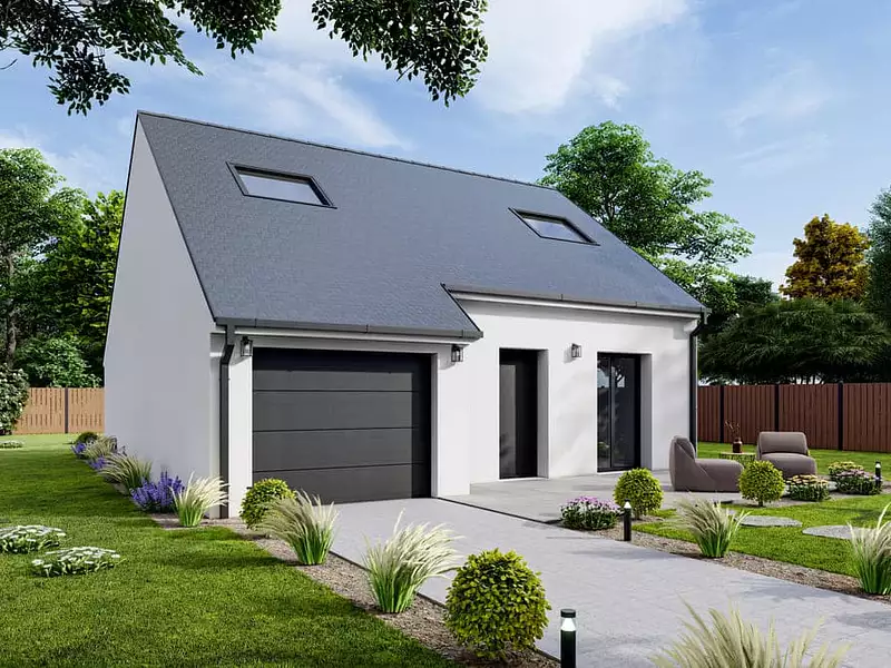 Maison neuve, 86 m² - Vallères (37190)