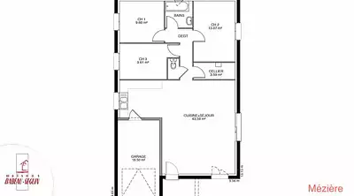 Maison neuve, 88 m²